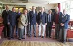 l-r Adam Malin, Derek Wood, David Hambidge, Ian Graham, John Staples, Brig. Hargreaves, John Hudson, John Haytree, Jim Banks & Ben Revell